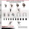 Service Caster 3.5 Inch 316SS High Temp Glass Filled Nylon 1-1/2 Inch Stem Caster Set Brake SCC SCC-SS316EX20S3514-GFNSHT-TLB-112-4 - alternate 2